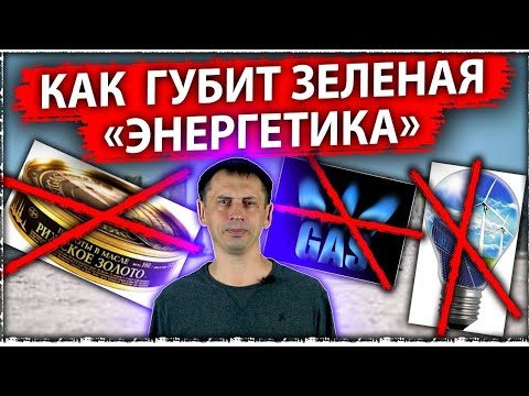 Как зеленая «энергетика» губит заводы и людей