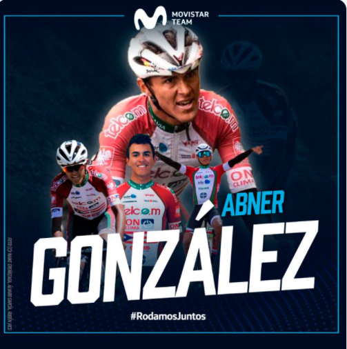 Абнер Гонсалес – новый велогонщик команды Movistar