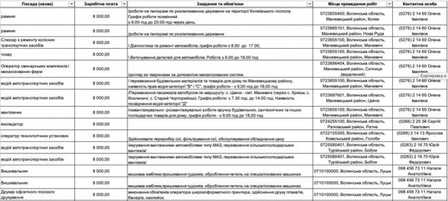 Де, скільки та за що на Волині готові платити від 8-ми до 30-ти тисяч гривень в місяць: ТОП вакансії 