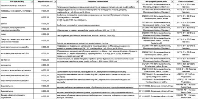 Де, скільки та за що на Волині готові платити від 8-ми до 30-ти тисяч гривень в місяць: ТОП вакансії 