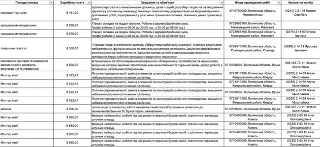 Де, скільки та за що на Волині готові платити від 8-ми до 30-ти тисяч гривень в місяць: ТОП вакансії 