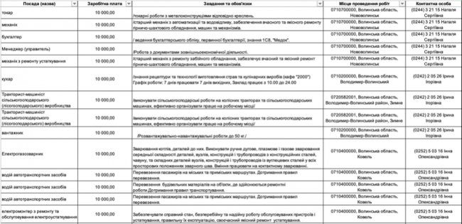 Де, скільки та за що на Волині готові платити від 8-ми до 30-ти тисяч гривень в місяць: ТОП вакансії 