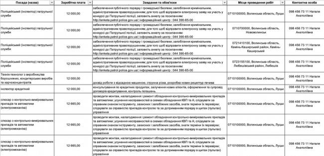 Де, скільки та за що на Волині готові платити від 8-ми до 30-ти тисяч гривень в місяць: ТОП вакансії 